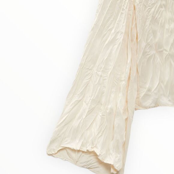 ZARA | Ecru | WRINKLED LOOK SHIRT - Picture 5 of 7